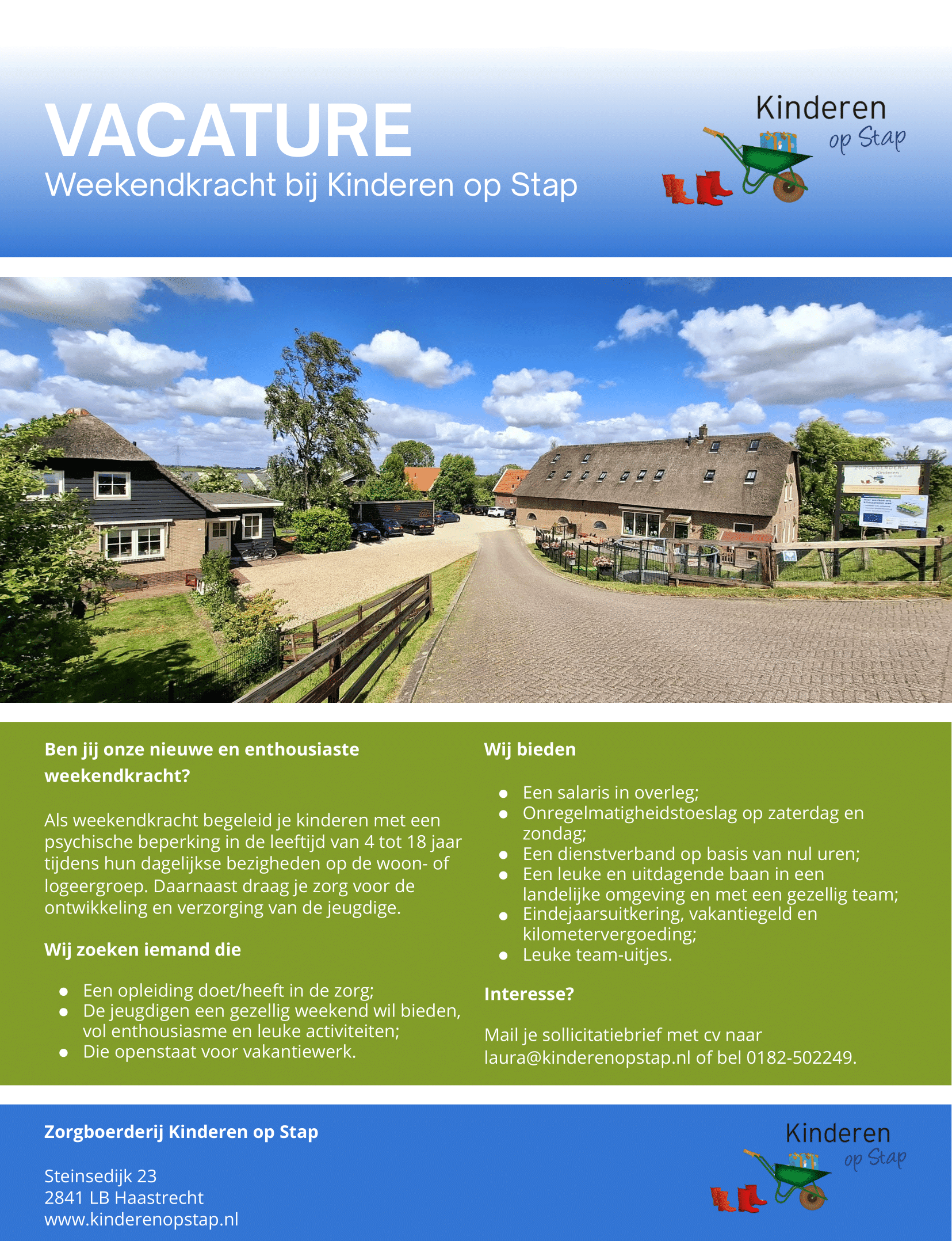 Vacature weekendkracht
